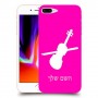 כינור כיסוי מגן קשיח בעיצוב אישי עם השם שלך ל Apple iPhone 8 Plus יחידה אחת סקרין מובייל