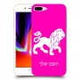 אריה כיסוי מגן קשיח בעיצוב אישי עם השם שלך ל Apple iPhone 8 Plus יחידה אחת סקרין מובייל