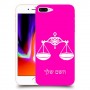 מאזניים כיסוי מגן קשיח בעיצוב אישי עם השם שלך ל Apple iPhone 8 Plus יחידה אחת סקרין מובייל