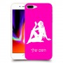 בתולה כיסוי מגן קשיח בעיצוב אישי עם השם שלך ל Apple iPhone 8 Plus יחידה אחת סקרין מובייל