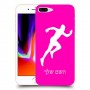 רץ כיסוי מגן קשיח בעיצוב אישי עם השם שלך ל Apple iPhone 8 Plus יחידה אחת סקרין מובייל