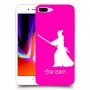 סמוראי כיסוי מגן קשיח בעיצוב אישי עם השם שלך ל Apple iPhone 8 Plus יחידה אחת סקרין מובייל