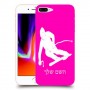 סקִי כיסוי מגן קשיח בעיצוב אישי עם השם שלך ל Apple iPhone 8 Plus יחידה אחת סקרין מובייל