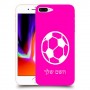 כדורגל - כדור כיסוי מגן קשיח בעיצוב אישי עם השם שלך ל Apple iPhone 8 Plus יחידה אחת סקרין מובייל