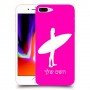גלישה כיסוי מגן קשיח בעיצוב אישי עם השם שלך ל Apple iPhone 8 Plus יחידה אחת סקרין מובייל