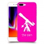 טלסקופ כיסוי מגן קשיח בעיצוב אישי עם השם שלך ל Apple iPhone 8 Plus יחידה אחת סקרין מובייל