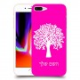 עץ כיסוי מגן קשיח בעיצוב אישי עם השם שלך ל Apple iPhone 8 Plus יחידה אחת סקרין מובייל