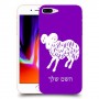 טלה כיסוי מגן קשיח בעיצוב אישי עם השם שלך ל Apple iPhone 8 Plus יחידה אחת סקרין מובייל