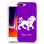 אריה כיסוי מגן קשיח בעיצוב אישי עם השם שלך ל Apple iPhone 8 Plus יחידה אחת סקרין מובייל