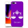 מאזניים כיסוי מגן קשיח בעיצוב אישי עם השם שלך ל Apple iPhone 8 Plus יחידה אחת סקרין מובייל