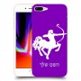 קשת כיסוי מגן קשיח בעיצוב אישי עם השם שלך ל Apple iPhone 8 Plus יחידה אחת סקרין מובייל