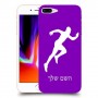רץ כיסוי מגן קשיח בעיצוב אישי עם השם שלך ל Apple iPhone 8 Plus יחידה אחת סקרין מובייל