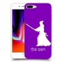 סמוראי כיסוי מגן קשיח בעיצוב אישי עם השם שלך ל Apple iPhone 8 Plus יחידה אחת סקרין מובייל
