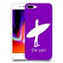 גלישה כיסוי מגן קשיח בעיצוב אישי עם השם שלך ל Apple iPhone 8 Plus יחידה אחת סקרין מובייל