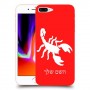 עקרב כיסוי מגן קשיח בעיצוב אישי עם השם שלך ל Apple iPhone 8 Plus יחידה אחת סקרין מובייל