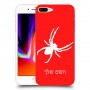 עכביש כיסוי מגן קשיח בעיצוב אישי עם השם שלך ל Apple iPhone 8 Plus יחידה אחת סקרין מובייל