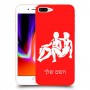 תאומים כיסוי מגן קשיח בעיצוב אישי עם השם שלך ל Apple iPhone 8 Plus יחידה אחת סקרין מובייל