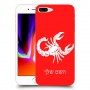 עקרב כיסוי מגן קשיח בעיצוב אישי עם השם שלך ל Apple iPhone 8 Plus יחידה אחת סקרין מובייל