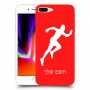 רץ כיסוי מגן קשיח בעיצוב אישי עם השם שלך ל Apple iPhone 8 Plus יחידה אחת סקרין מובייל