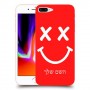 סמיילי כיסוי מגן קשיח בעיצוב אישי עם השם שלך ל Apple iPhone 8 Plus יחידה אחת סקרין מובייל