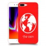 עולם כיסוי מגן קשיח בעיצוב אישי עם השם שלך ל Apple iPhone 8 Plus יחידה אחת סקרין מובייל