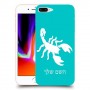 עקרב כיסוי מגן קשיח בעיצוב אישי עם השם שלך ל Apple iPhone 8 Plus יחידה אחת סקרין מובייל