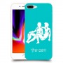 תאומים כיסוי מגן קשיח בעיצוב אישי עם השם שלך ל Apple iPhone 8 Plus יחידה אחת סקרין מובייל