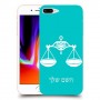 מאזניים כיסוי מגן קשיח בעיצוב אישי עם השם שלך ל Apple iPhone 8 Plus יחידה אחת סקרין מובייל