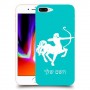 קשת כיסוי מגן קשיח בעיצוב אישי עם השם שלך ל Apple iPhone 8 Plus יחידה אחת סקרין מובייל