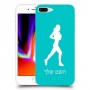 ג'וגלין - אישה כיסוי מגן קשיח בעיצוב אישי עם השם שלך ל Apple iPhone 8 Plus יחידה אחת סקרין מובייל