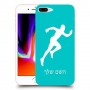רץ כיסוי מגן קשיח בעיצוב אישי עם השם שלך ל Apple iPhone 8 Plus יחידה אחת סקרין מובייל