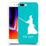 סמוראי כיסוי מגן קשיח בעיצוב אישי עם השם שלך ל Apple iPhone 8 Plus יחידה אחת סקרין מובייל