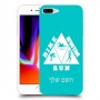 טריאתלון כיסוי מגן קשיח בעיצוב אישי עם השם שלך ל Apple iPhone 8 Plus יחידה אחת סקרין מובייל