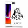 סנטה קלאוס כיסוי מגן קשיח בעיצוב אישי עם השם שלך ל Apple iPhone 8 Plus יחידה אחת סקרין מובייל