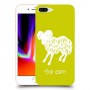 טלה כיסוי מגן קשיח בעיצוב אישי עם השם שלך ל Apple iPhone 8 Plus יחידה אחת סקרין מובייל