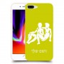 תאומים כיסוי מגן קשיח בעיצוב אישי עם השם שלך ל Apple iPhone 8 Plus יחידה אחת סקרין מובייל