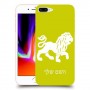 אריה כיסוי מגן קשיח בעיצוב אישי עם השם שלך ל Apple iPhone 8 Plus יחידה אחת סקרין מובייל