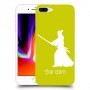 סמוראי כיסוי מגן קשיח בעיצוב אישי עם השם שלך ל Apple iPhone 8 Plus יחידה אחת סקרין מובייל