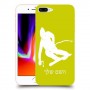 סקִי כיסוי מגן קשיח בעיצוב אישי עם השם שלך ל Apple iPhone 8 Plus יחידה אחת סקרין מובייל