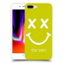סמיילי כיסוי מגן קשיח בעיצוב אישי עם השם שלך ל Apple iPhone 8 Plus יחידה אחת סקרין מובייל