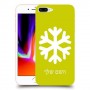 שלג כיסוי מגן קשיח בעיצוב אישי עם השם שלך ל Apple iPhone 8 Plus יחידה אחת סקרין מובייל
