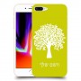 עץ כיסוי מגן קשיח בעיצוב אישי עם השם שלך ל Apple iPhone 8 Plus יחידה אחת סקרין מובייל