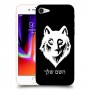 זאב כיסוי מגן קשיח בעיצוב אישי עם השם שלך ל Apple iPhone 8 יחידה אחת סקרין מובייל