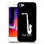 סקספון כיסוי מגן קשיח בעיצוב אישי עם השם שלך ל Apple iPhone 8 יחידה אחת סקרין מובייל