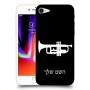 חצוצרה כיסוי מגן קשיח בעיצוב אישי עם השם שלך ל Apple iPhone 8 יחידה אחת סקרין מובייל