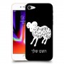טלה כיסוי מגן קשיח בעיצוב אישי עם השם שלך ל Apple iPhone 8 יחידה אחת סקרין מובייל
