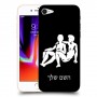 תאומים כיסוי מגן קשיח בעיצוב אישי עם השם שלך ל Apple iPhone 8 יחידה אחת סקרין מובייל