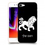 אריה כיסוי מגן קשיח בעיצוב אישי עם השם שלך ל Apple iPhone 8 יחידה אחת סקרין מובייל