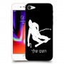 סקִי כיסוי מגן קשיח בעיצוב אישי עם השם שלך ל Apple iPhone 8 יחידה אחת סקרין מובייל