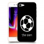 כדורגל - כדור כיסוי מגן קשיח בעיצוב אישי עם השם שלך ל Apple iPhone 8 יחידה אחת סקרין מובייל